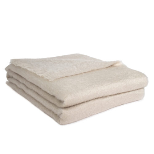 Couverture Mohair Brun De Vian Tiran