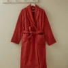 Peignoir Terre cuite Kimono robe 100%Cotton - Sylvie Thiriez