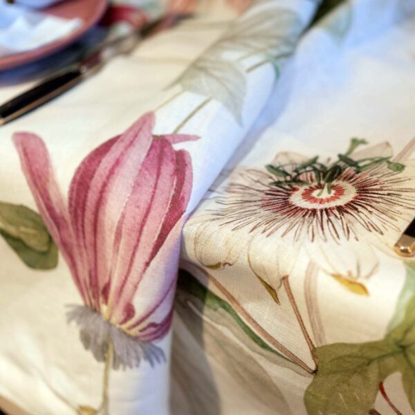 Nappe 100% Lin imprimé - Tessitura toscana