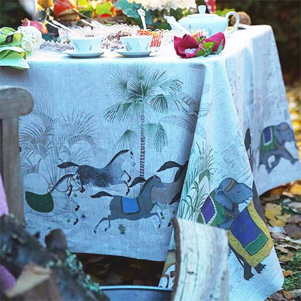 Nappe 100% Lin imprimé - Tessitura toscana