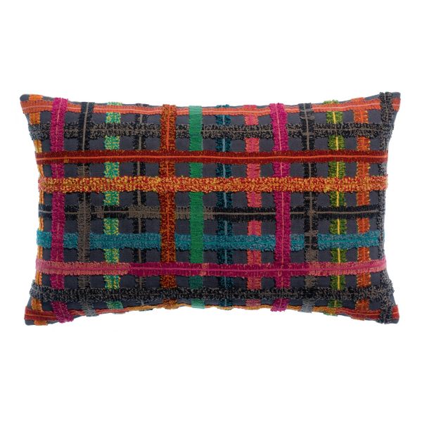 Coussin Brodé En Coton "Soline" - Vivaraise