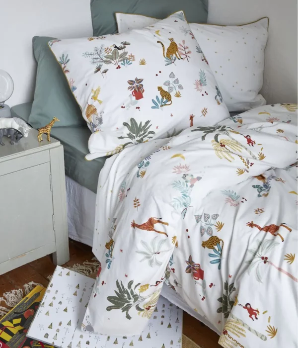 Taie D'Oreiller Enfant 100% Coton Imprimé – Sylvie Thiriez