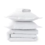 Drap plat percale de coton ou percale de coton lavé "Sylvie Thiriez"