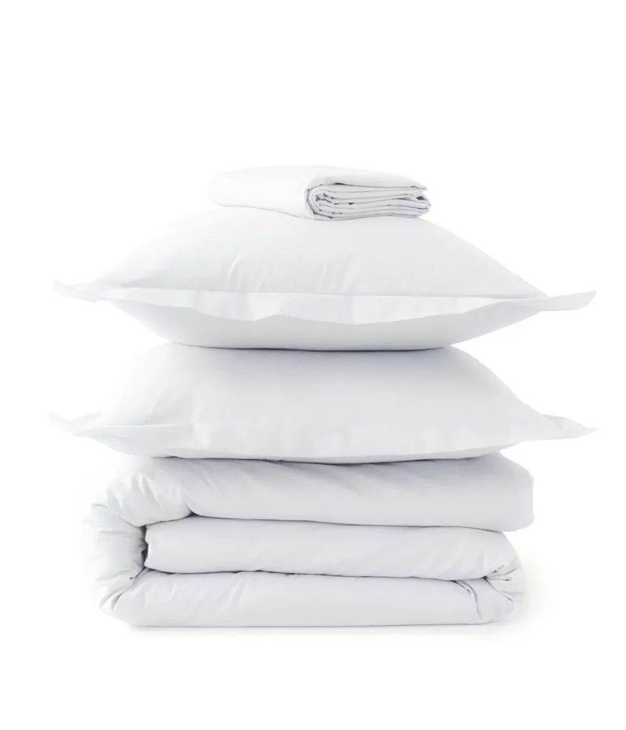 Drap plat en percale de coton ou percale lavé
