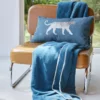 Coussin décoratif en coton 30x50 " Sylvie thiriez"