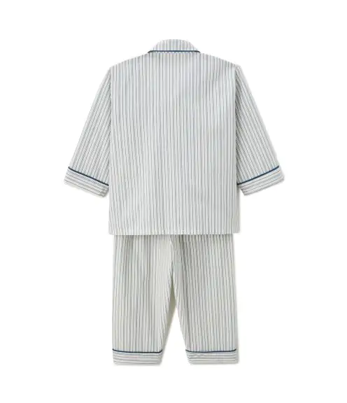 Pyjama enfant Dimenche ble-01 Pyjama et Liquette enfant 100% coton "Sylvie Thiriez"