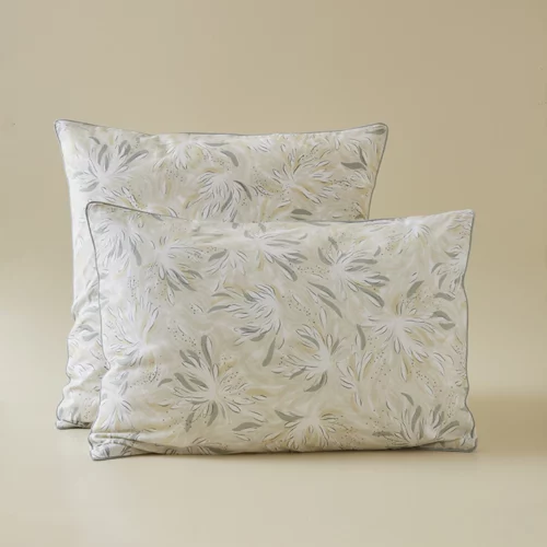 Taie d'oreiller percale de coton OU coton lave imprimé - Sylvie Thiriez