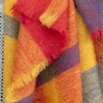 Plaid  140x180 100% mohair héritage " Brun de Vian Tiran"