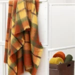Plaid  140x180 100% mohair héritage " Brun de Vian Tiran"