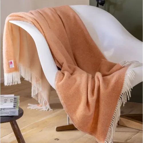 Plaid Altiplano 100% Poils De Bébé Lama 140x200 - Brun De Vian-Tiran