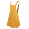 Osani-Ocre Tablier en lin et coton