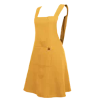 Tablier en lin et coton