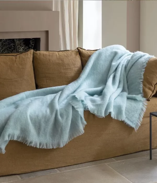 Couverture 100% Mohair - Brun de Vian-Tiran