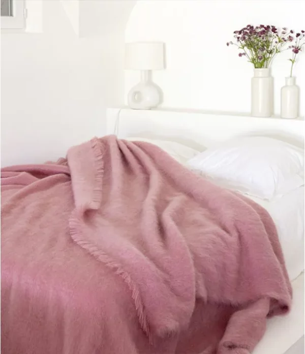 Couverture 100% Mohair - Brun de Vian-Tiran