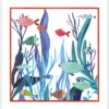 altomare_3 Lot de 4 serviettes de table imprimées 100% lin " Tessitura toscana "