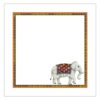maharajah_2 Lot de 4 serviettes de table imprimées 100% lin " Tessitura toscana "