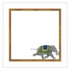 maharajah_4 Lot de 4 serviettes de table imprimées 100% lin " Tessitura toscana "
